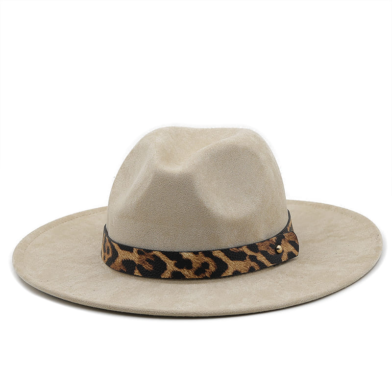 Leopard Belt Fedora - Hat