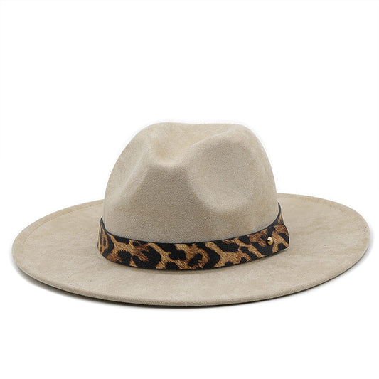 Leopard Belt Fedora - Hat