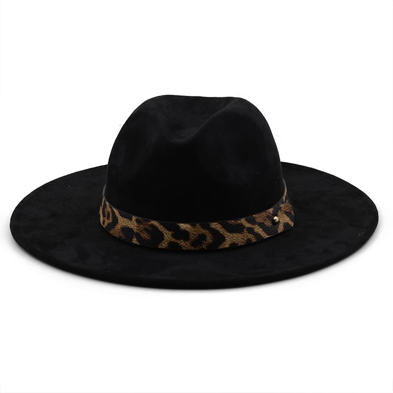 Leopard Belt Fedora - Hat