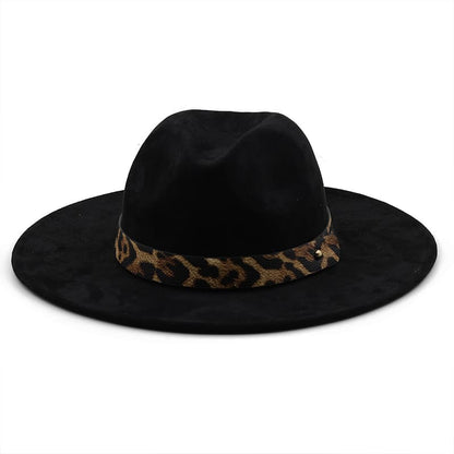 Leopard Belt Fedora - Hat