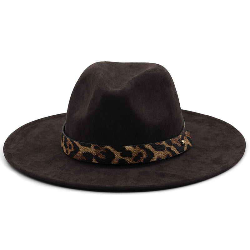 Leopard Belt Fedora - Hat