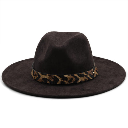 Leopard Belt Fedora - Hat