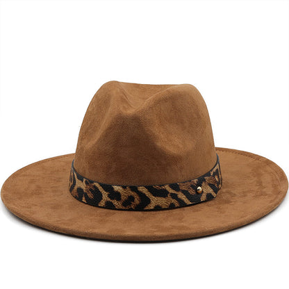 Leopard Belt Fedora - Hat