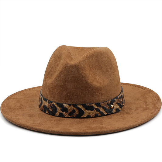 Leopard Belt Fedora - Hat
