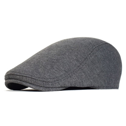 Leuven Plain Cotton Flat Cap – Lightweight Everyday Classic Cap