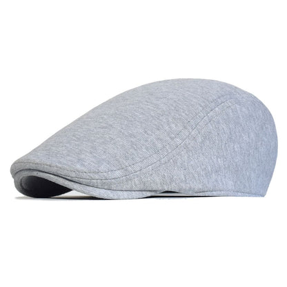 Leuven Plain Cotton Flat Cap – Lightweight Everyday Classic Cap