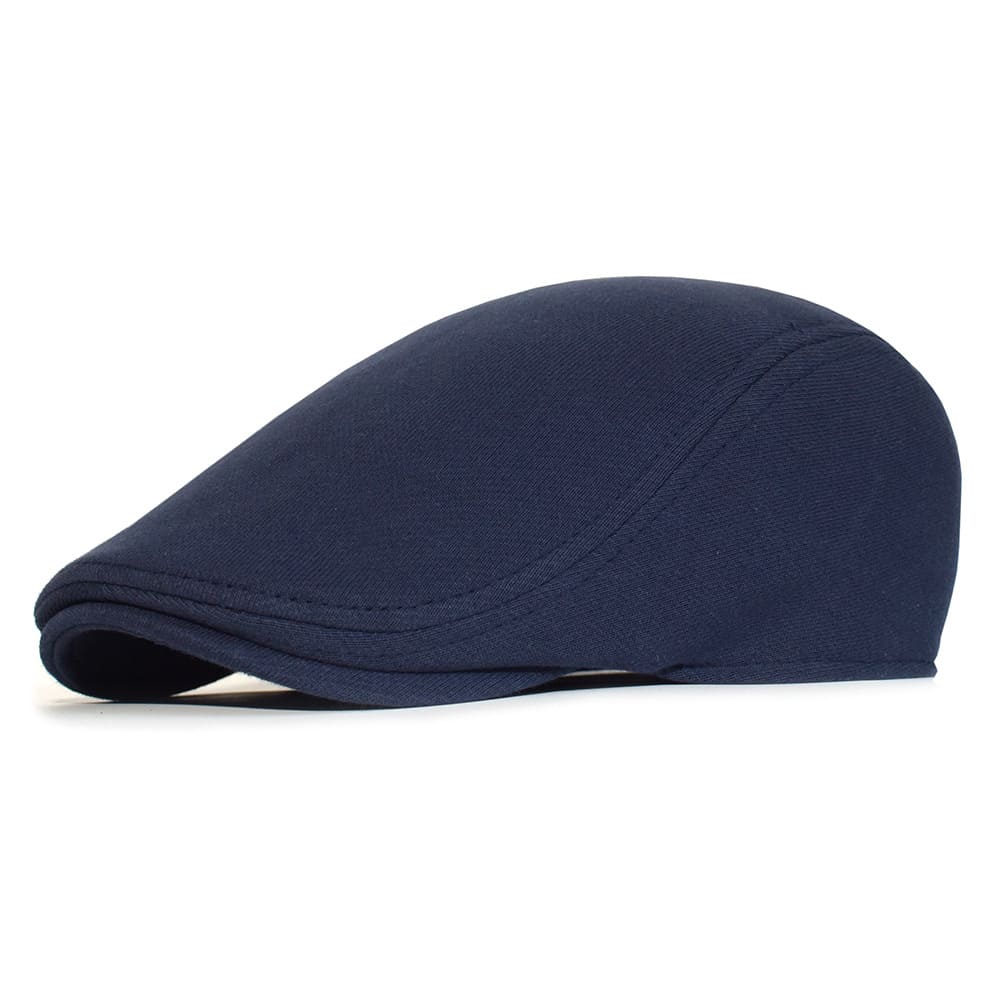 Leuven Plain Cotton Flat Cap – Lightweight Everyday Classic Cap
