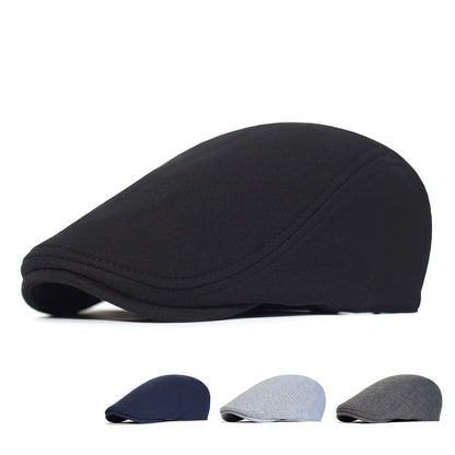 Leuven Plain Cotton Flat Cap – Lightweight Everyday Classic Cap