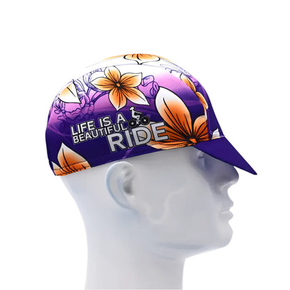 Life Is A Beautiful Ride Cycling Cap With Soft Acrylic For Comfort