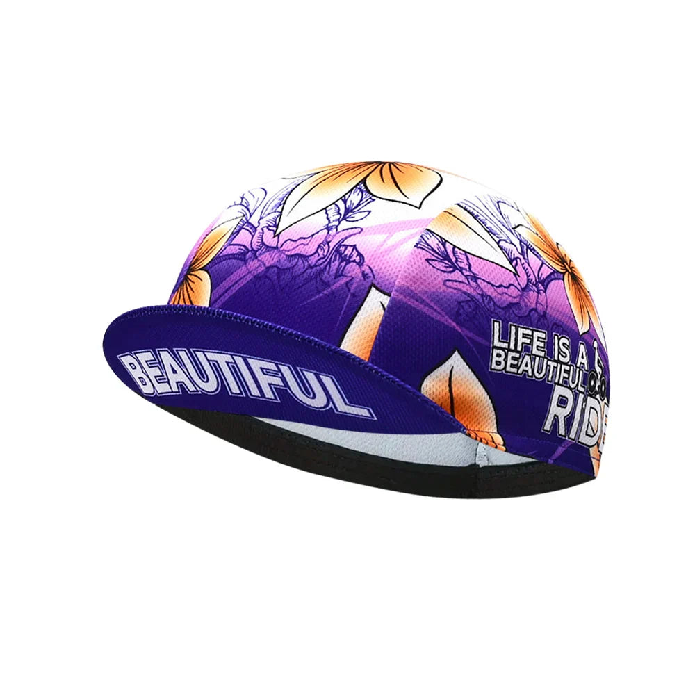 Life Is A Beautiful Ride Cycling Cap With Soft Acrylic For Comfort