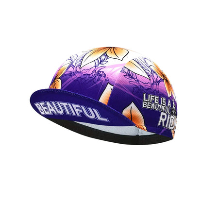 Life Is A Beautiful Ride Cycling Cap With Soft Acrylic For Comfort