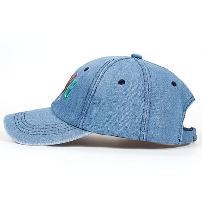 Living Savage Denim Baseball Cap - Timeless Denim Cap For Casual Style And Everyday Use
