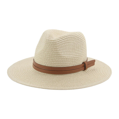 Lorient Summer Straw Fedora Hat - Light Breathable Style For Warm Weather And Casual Days