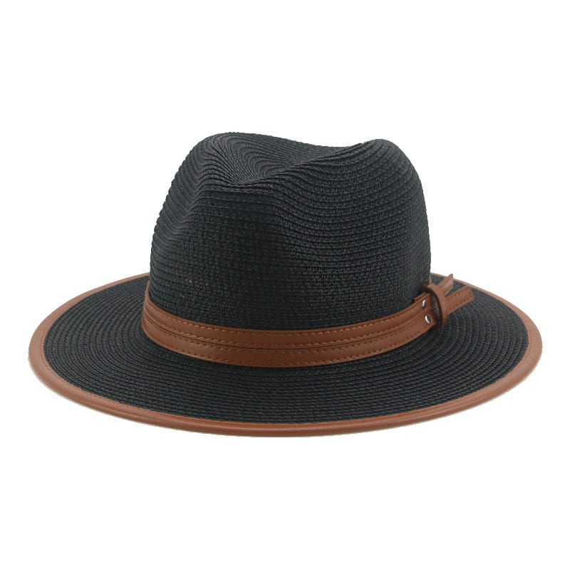 Lorient Summer Straw Fedora Hat - Light Breathable Style For Warm Weather And Casual Days