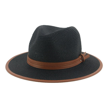 Lorient Summer Straw Fedora Hat - Light Breathable Style For Warm Weather And Casual Days