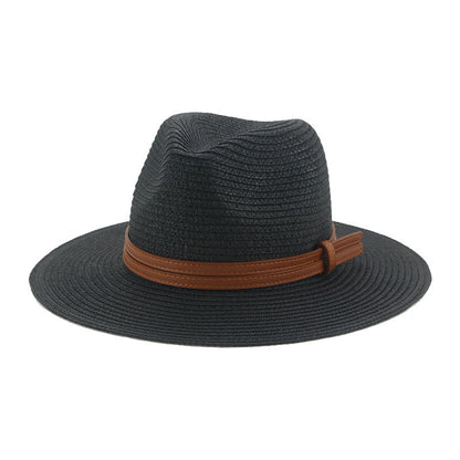 Lorient Summer Straw Fedora Hat - Light Breathable Style For Warm Weather And Casual Days