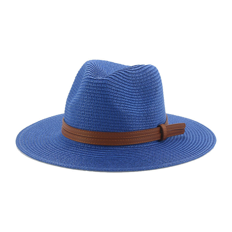 Lorient Summer Straw Fedora Hat - Light Breathable Style For Warm Weather And Casual Days