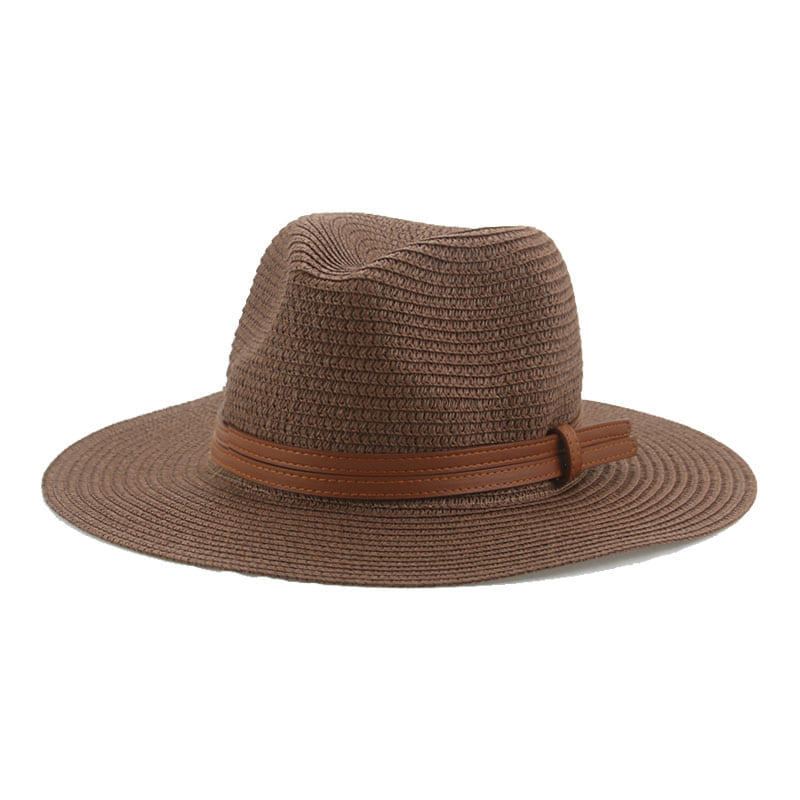 Lorient Summer Straw Fedora Hat - Light Breathable Style For Warm Weather And Casual Days
