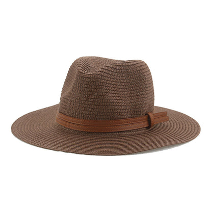 Lorient Summer Straw Fedora Hat - Light Breathable Style For Warm Weather And Casual Days