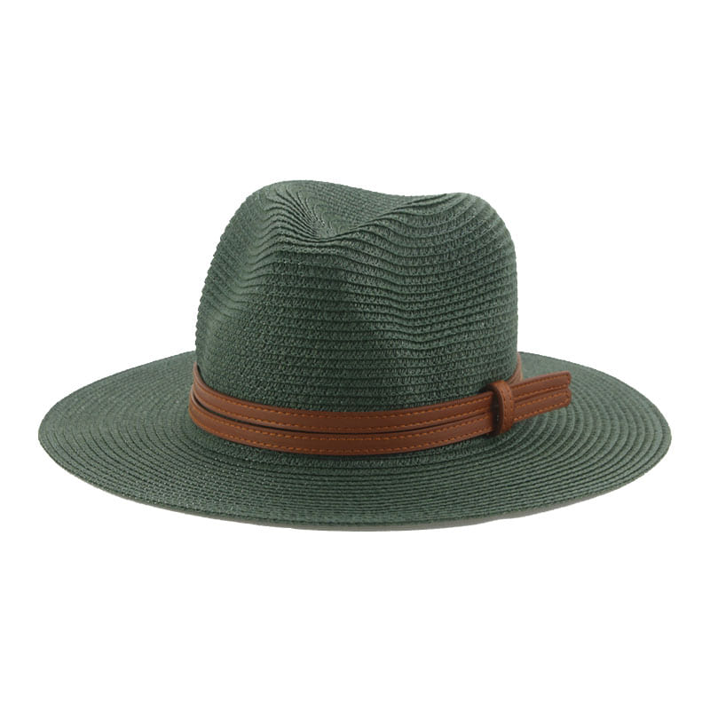 Lorient Summer Straw Fedora Hat - Light Breathable Style For Warm Weather And Casual Days