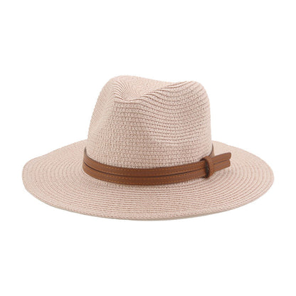 Lorient Summer Straw Fedora Hat - Light Breathable Style For Warm Weather And Casual Days