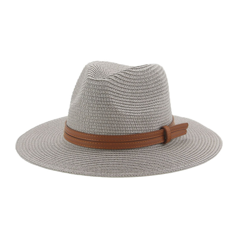 Lorient Summer Straw Fedora Hat - Light Breathable Style For Warm Weather And Casual Days
