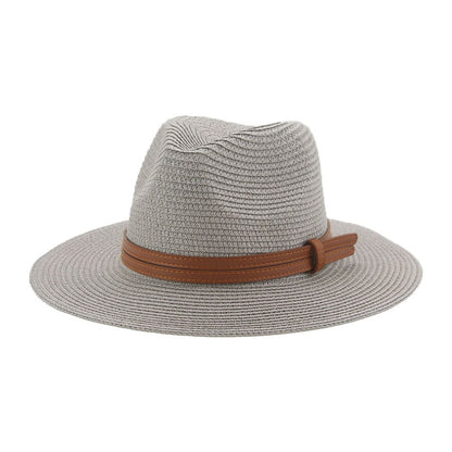 Lorient Summer Straw Fedora Hat - Light Breathable Style For Warm Weather And Casual Days