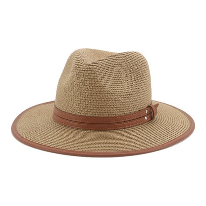 Lorient Summer Straw Fedora Hat - Light Breathable Style For Warm Weather And Casual Days