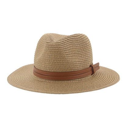 Lorient Summer Straw Fedora Hat - Light Breathable Style For Warm Weather And Casual Days