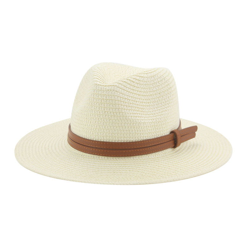 Lorient Summer Straw Fedora Hat - Light Breathable Style For Warm Weather And Casual Days