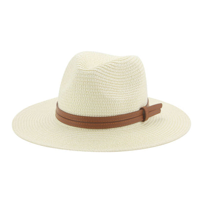 Lorient Summer Straw Fedora Hat - Light Breathable Style For Warm Weather And Casual Days