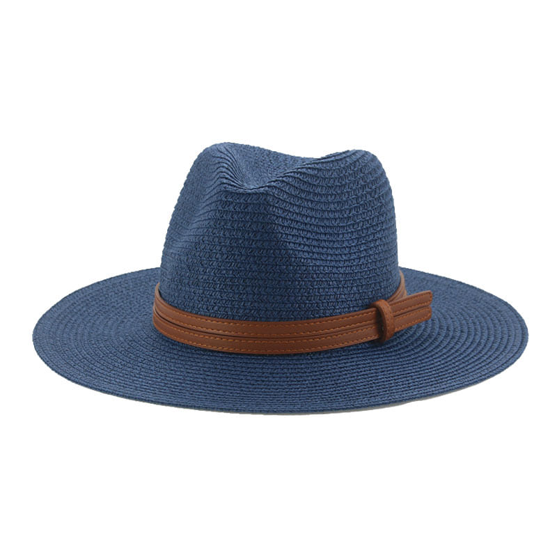 Lorient Summer Straw Fedora Hat - Light Breathable Style For Warm Weather And Casual Days
