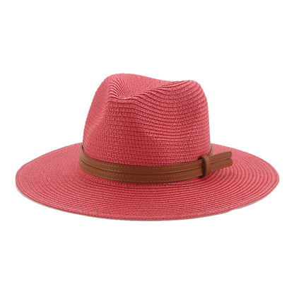 Lorient Summer Straw Fedora Hat - Light Breathable Style For Warm Weather And Casual Days