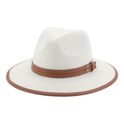 Lorient Summer Straw Fedora Hat - Light Breathable Style For Warm Weather And Casual Days