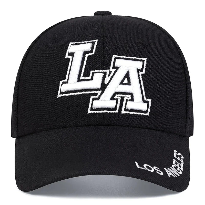Los Angeles Vintage Baseball Cap - Casual Retro Style Cap For Versatile Weekend Outfits