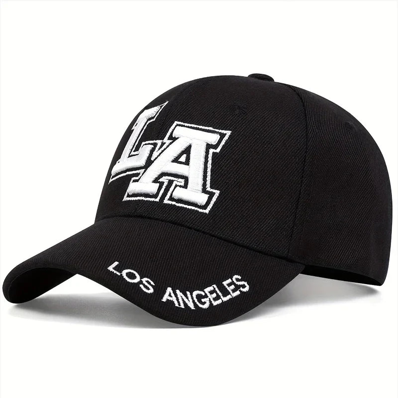 Los Angeles Vintage Baseball Cap - Casual Retro Style Cap For Versatile Weekend Outfits