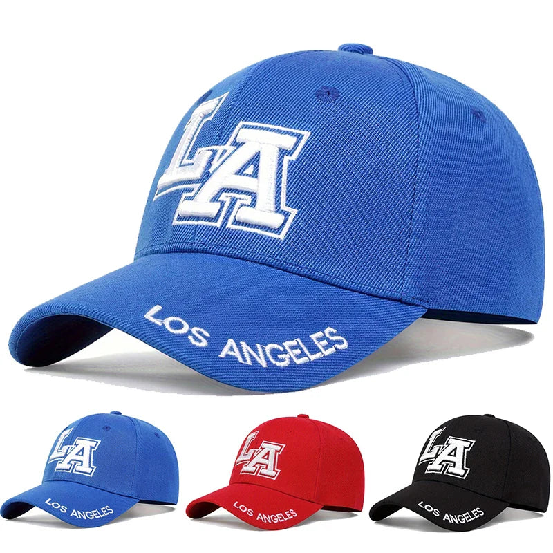 Los Angeles Vintage Baseball Cap - Casual Retro Style Cap For Versatile Weekend Outfits