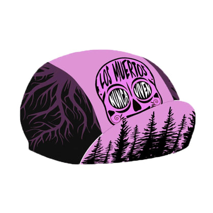 Los Muertos Pink Cycling Cap With Sun Protection And Lightweight Acrylic