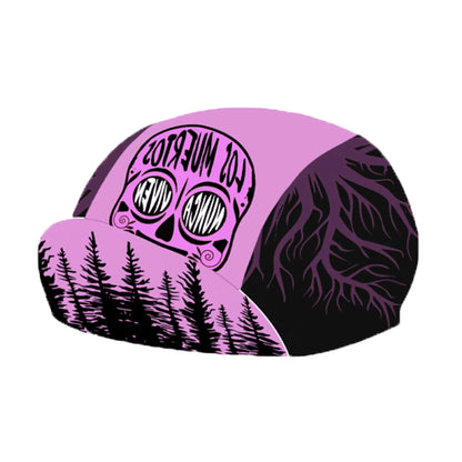 Los Muertos Pink Cycling Cap With Sun Protection And Lightweight Acrylic