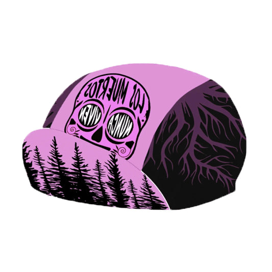 Los Muertos Pink Cycling Cap With Sun Protection And Lightweight Acrylic