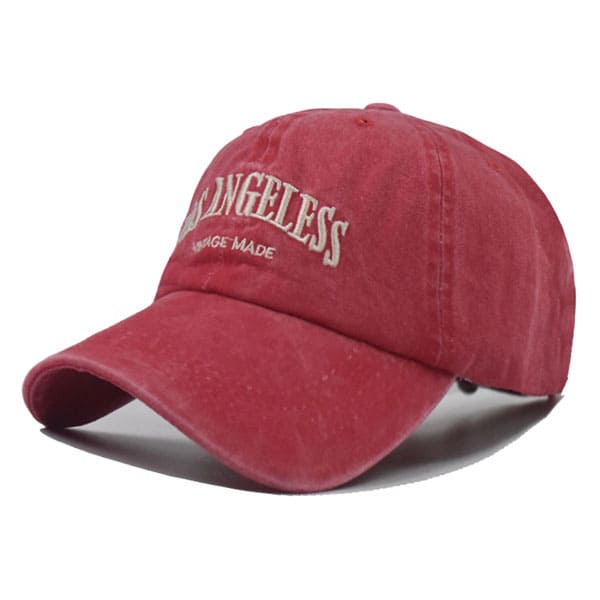 Los Angeles Vintage Washed Baseball Cap – Retro Cotton Adjustable Hat
