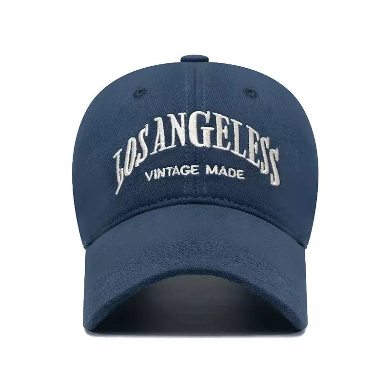 Los Angeles Vintage Cotton Baseball Cap - Classic Casual Style With Timeless City Flair