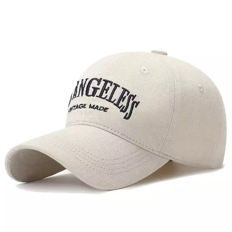 Los Angeles Vintage Cotton Baseball Cap - Classic Casual Style With Timeless City Flair