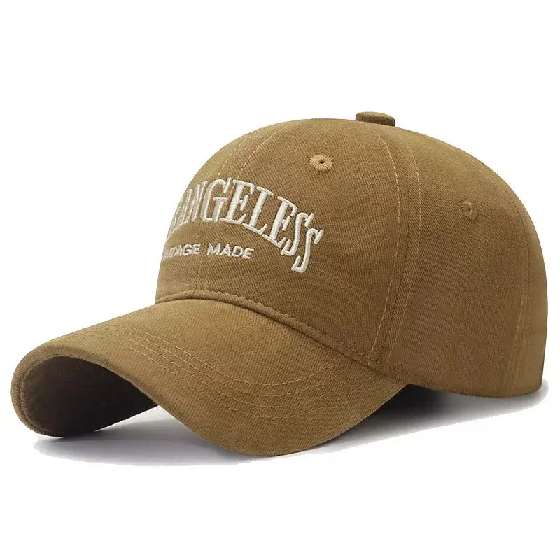 Los Angeles Vintage Cotton Baseball Cap - Classic Casual Style With Timeless City Flair