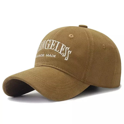 Los Angeles Vintage Cotton Baseball Cap - Classic Casual Style With Timeless City Flair
