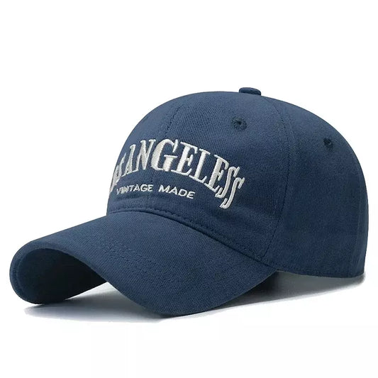 Los Angeles Vintage Cotton Baseball Cap - Classic Casual Style With Timeless City Flair