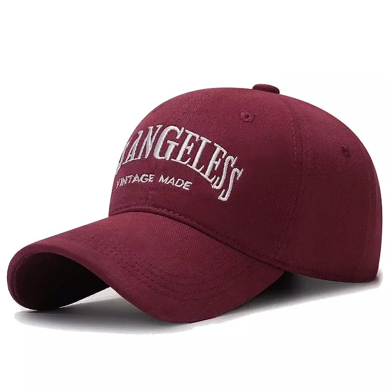 Los Angeles Vintage Cotton Baseball Cap - Classic Casual Style With Timeless City Flair