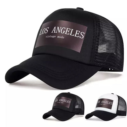 Los Angeles Vintage Made Trucker Cap - Retro Los Angeles Trucker Cap For Classic Style