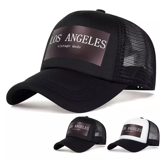 Los Angeles Vintage Made Trucker Cap - Retro Los Angeles Trucker Cap For Classic Style