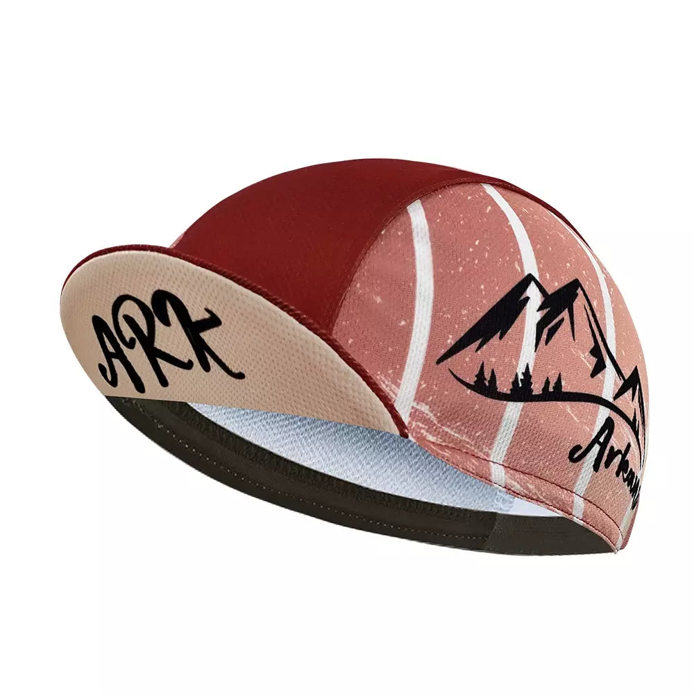 Arkansas MTB Cycling Cap Lightweight Acrylic Performance Headwear